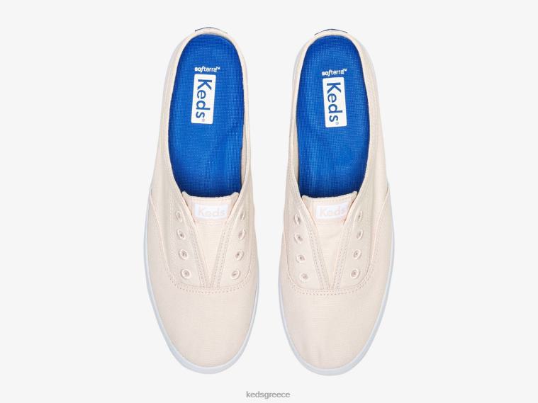 γρ Keds γυναίκες moxie mule washed twill slip on sneaker ανοιχτό ροζ 26TJX53 είδη υπόδησης