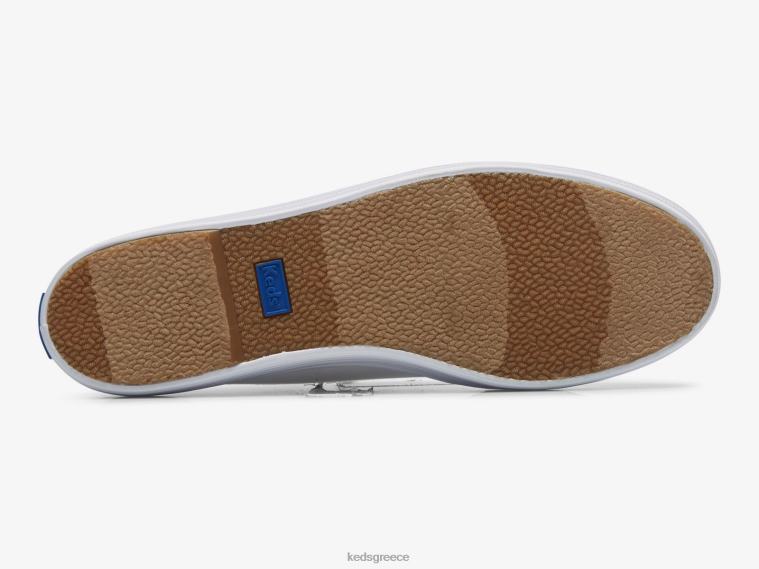 γρ Keds γυναίκες τριπλό λάκτισμα mule καμβάς slip σε sneaker άσπρο 26TJX48 είδη υπόδησης