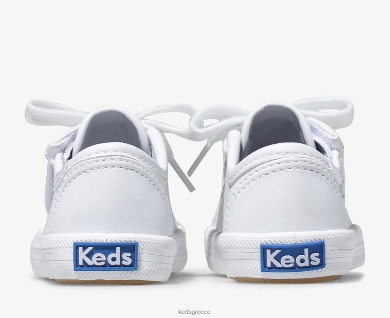 γρ Keds μεγάλο παιδί kickstart jr. δερμάτινο sneaker μαλακός 26TJX228 είδη υπόδησης