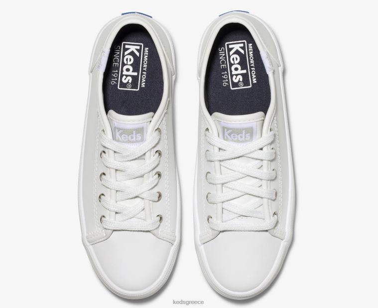 γρ Keds μεγάλο παιδί sneaker kickstart άσπρο 26TJX227 είδη υπόδησης