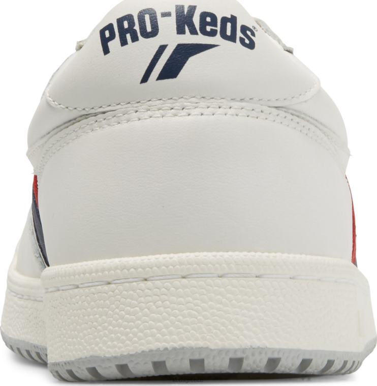 γρ Keds για άνδρες και γυναίκες skyhawk lo δέρμα λευκό μπλε κόκκινο 26TJX255 είδη υπόδησης